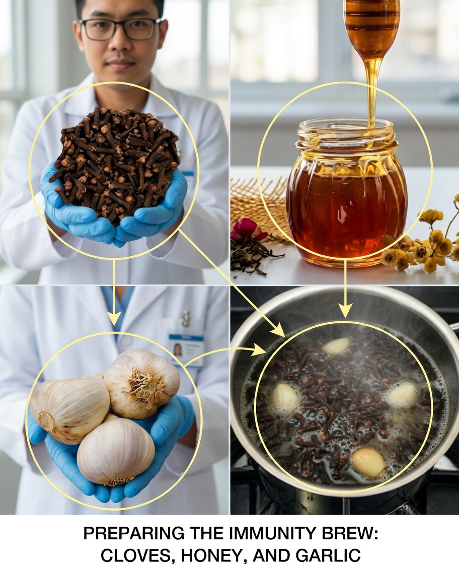 Les Secrets de l’Ail, du Clou de Girofle et du Miel : Un Remède Naturel Puissant pour Votre Santé et Votre Bien-être 🍯✨