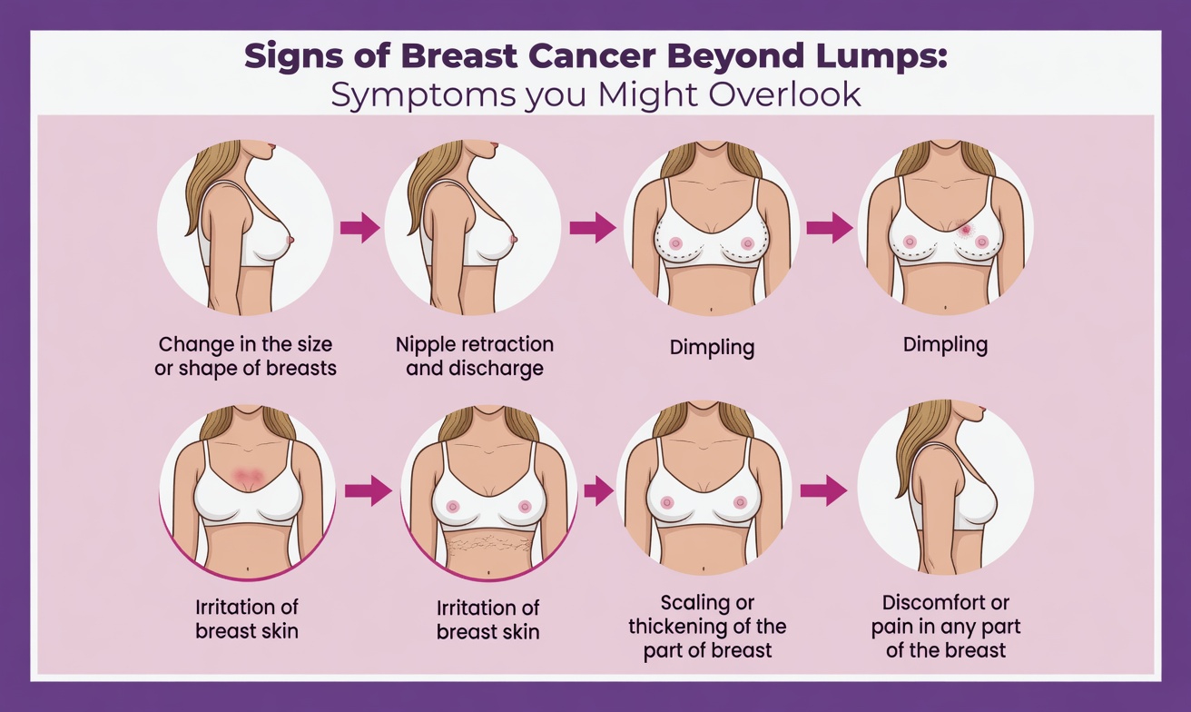 Breast Cancer Symptoms Beyond the Lump: Lesser-Known Signs Every Woman Should Recognize