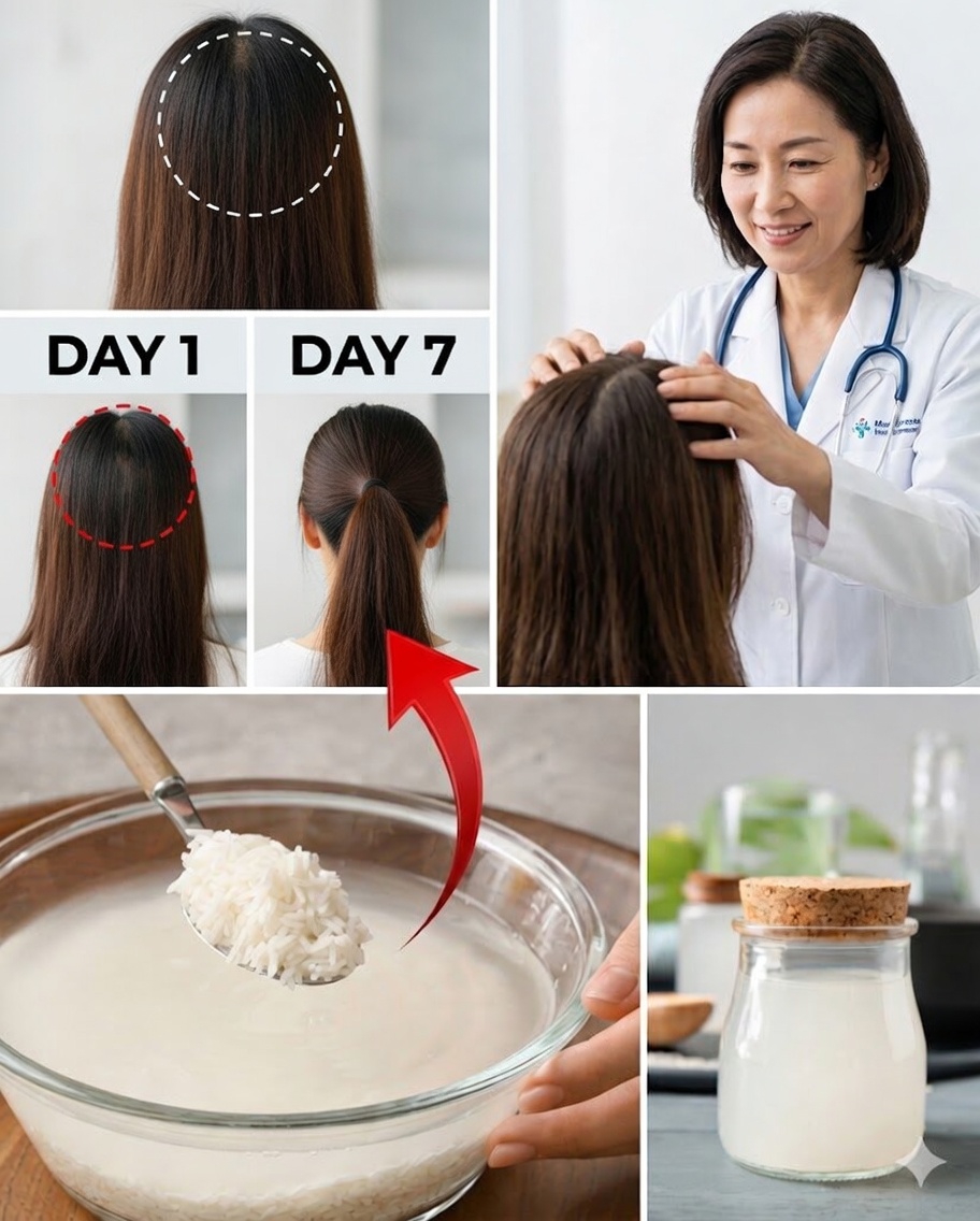 Utilisez de l’eau de riz sur vos cheveux chaque jour : découvrez ce qui se passe après 30 jours (Croissance capillaire naturelle)