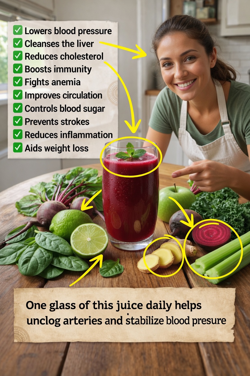 Discover the Surprising Benefits of a Daily Beetroot-Based Vegetable Juice for Heart Health Support
