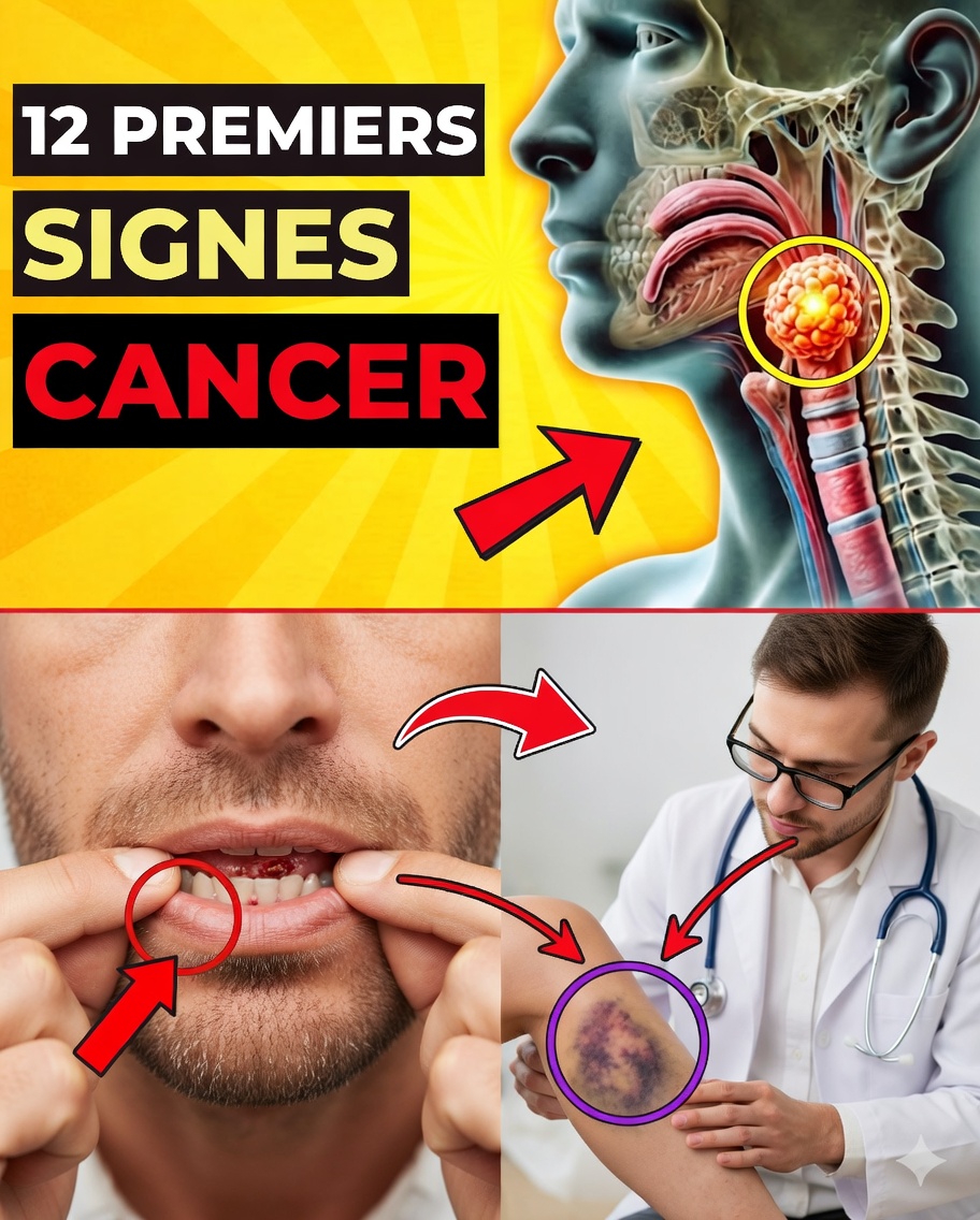 🚨 12 signes précoces du cancer à ne jamais ignorer
