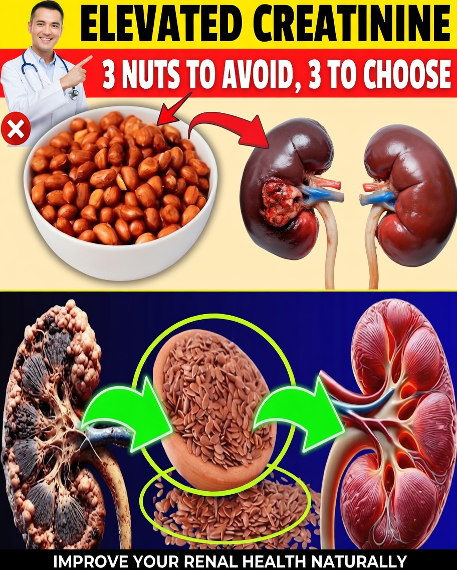 Créatinine trop élevée ? Le simple changement de noix qui pourrait soulager vos reins