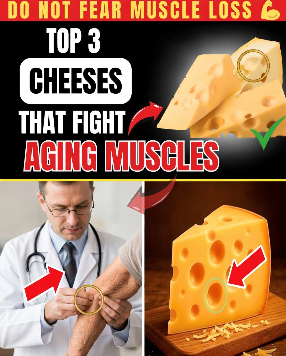 Plus de 60 ans ? Les 3 fromages qui pourraient vous aider à préserver votre force musculaire
