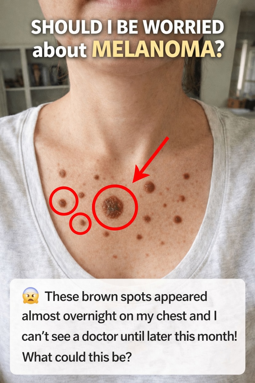 Sudden Brown Spots on Your Chest: What Could They Mean and Should You Worry About Melanoma?