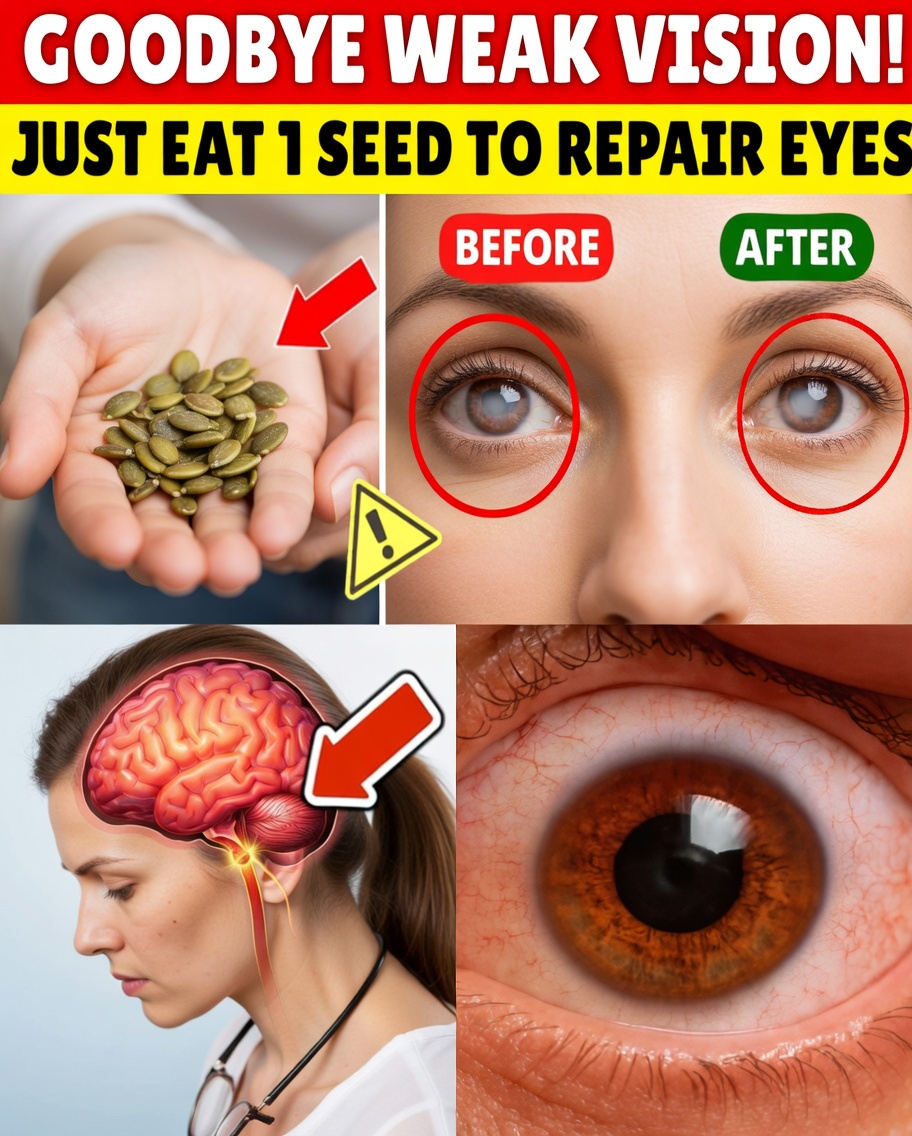 Even Over 90? Eat These 3 Seeds Every Morning to Boost Your Eyes and Brain Power (Real Science + Easy Daily Ritual)