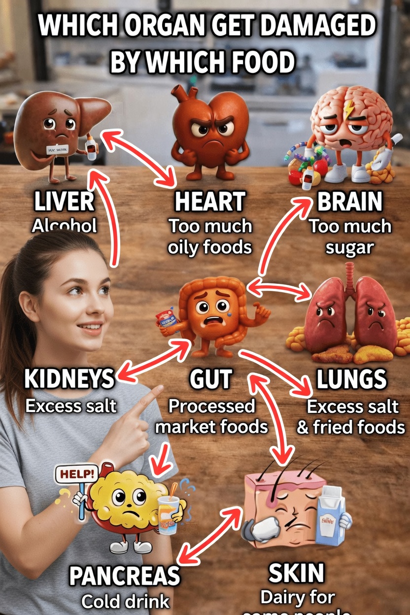 Which Foods May Harm Specific Organs? Simple Ways to Support Your Body’s Health