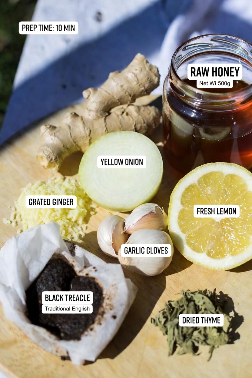 Exploring the Potential Wellness Benefits of a Ginger, Garlic, Onion, Lemon, and Honey Mixture: A Simple Home Preparation Guide