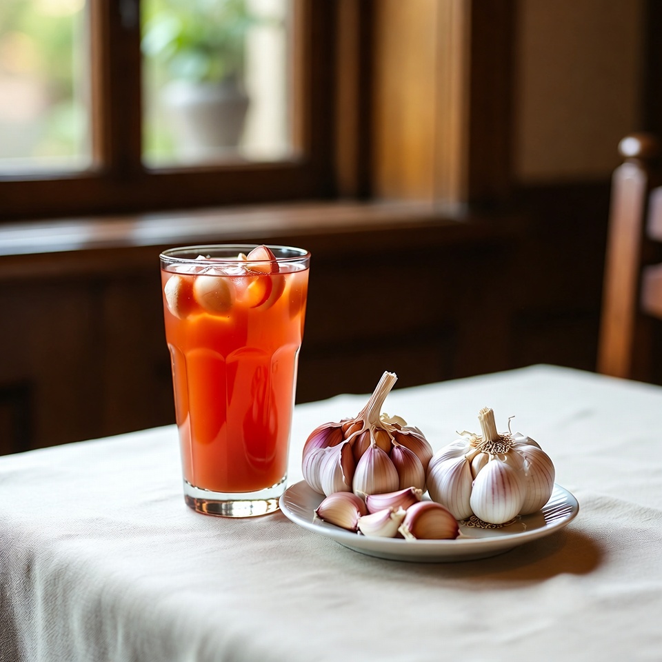 Réduire l’inconfort prostatique avec une boisson à la tomate et à l’ail