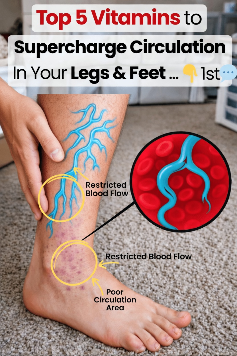 Discover the Top 5 Vitamins That May Support Healthy Circulation in Your Legs and Feet Naturally