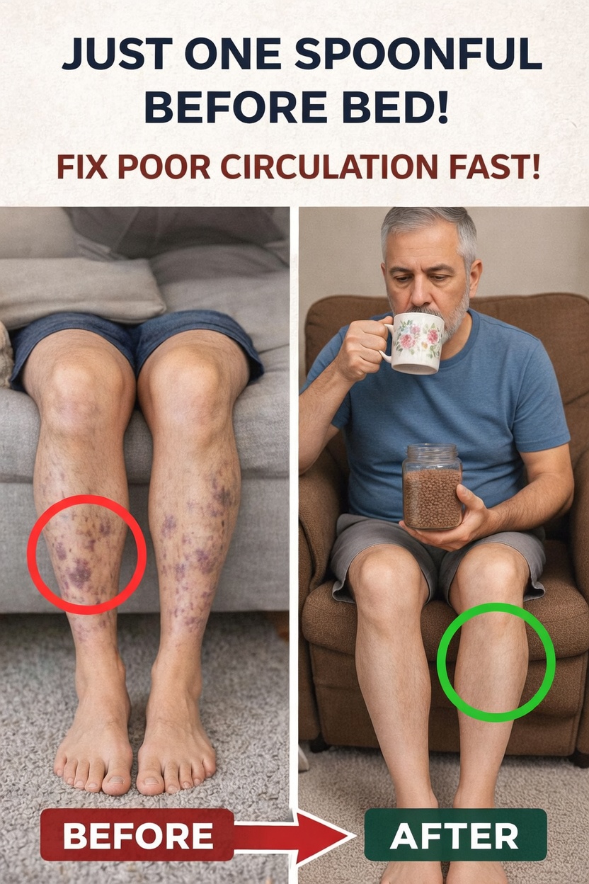 Discover How Adding One Spoonful of Flaxseeds Before Bed May Support Healthy Circulation in Your Legs and Feet