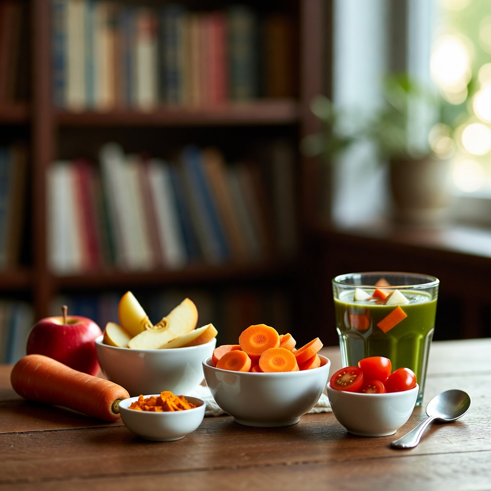 Discover the Power of a Simple Apple, Carrot, Tomato, and Turmeric Smoothie for Eye and Brain Support