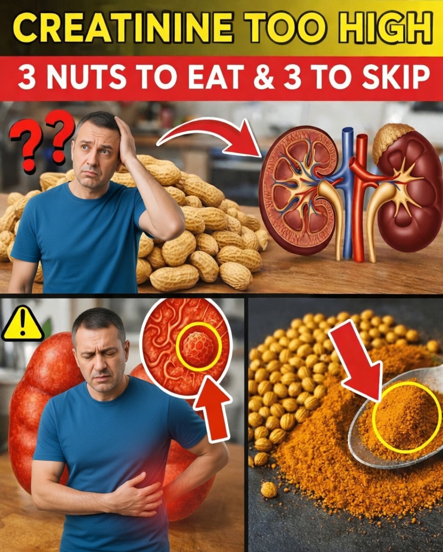 High Creatinine Levels? Explore 3 Nuts to Enjoy and 3 to Limit for Kidney Wellness