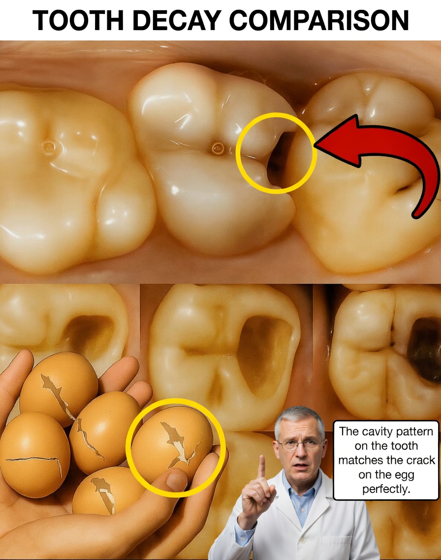 Eggshells Transform Yellow Teeth to Pearl White in Just 5 Minutes