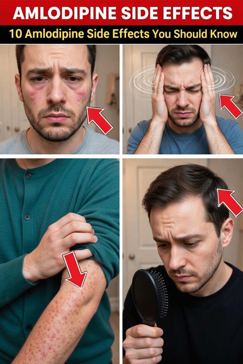 12 Surprising Side Effects of Amlodipine That Doctors Often Don’t Mention