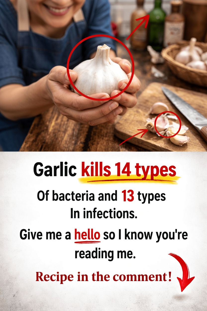 Garlic: The Natural Antibiotic That Wipes Out Infections