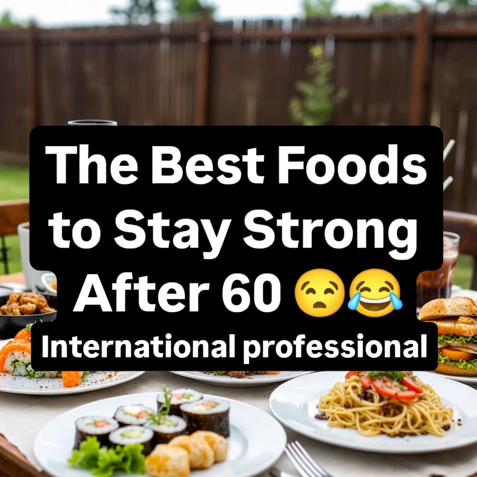 The Best Foods to Stay Strong After 60 💪