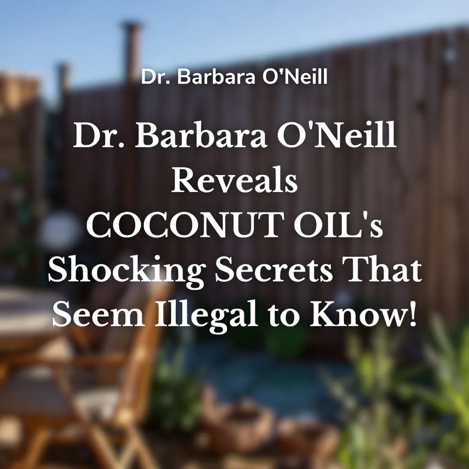 Dr. Barbara O’Neill Reveals COCONUT OIL’s Shocking Secrets That Seem Illegal to Know!