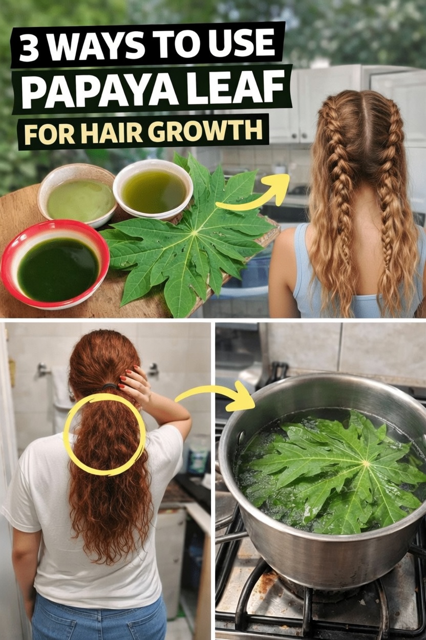 Can Papaya Leaves Support Healthier Hair and Scalp? Two Simple DIY Methods to Explore