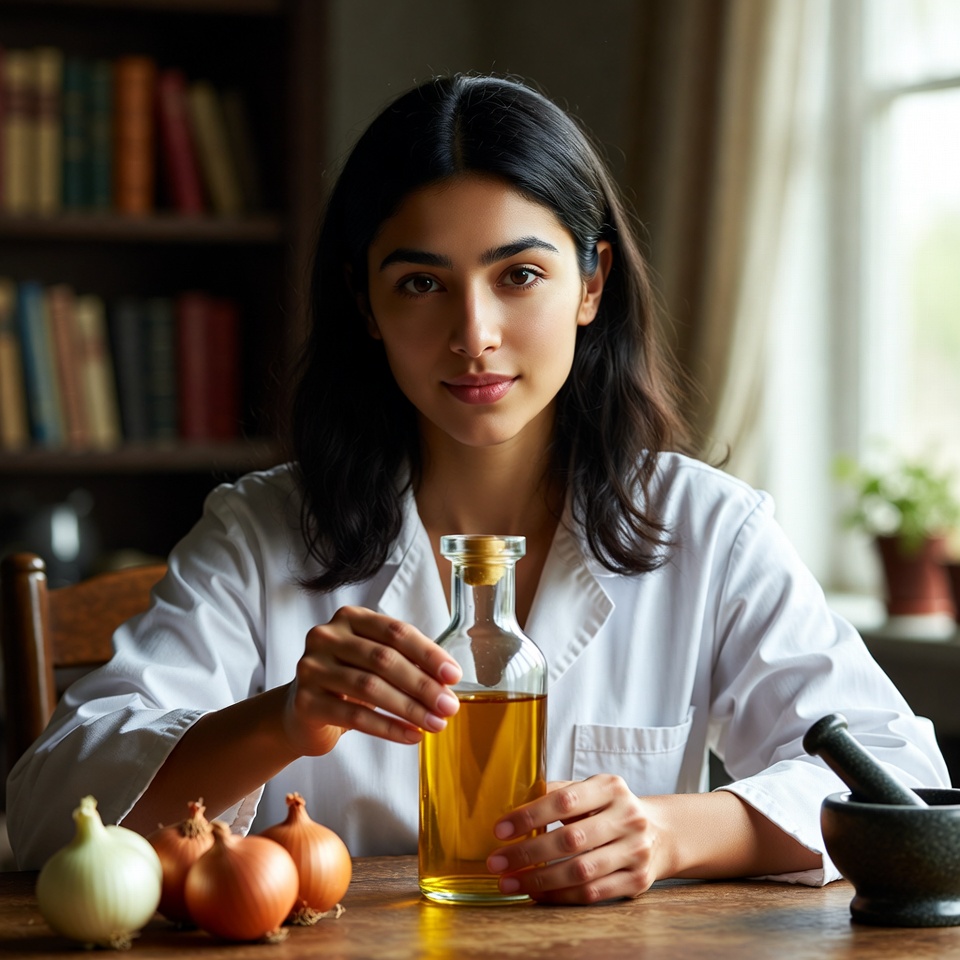 How to Make Onion Hair Oil for Faster Hair Growth and to Stop Hair Fall