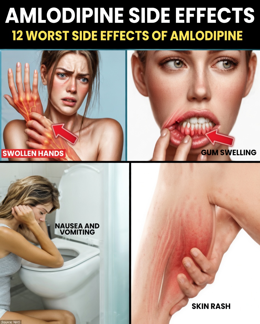 What Are the Most Common Side Effects of Amlodipine? 12 Things to Watch For