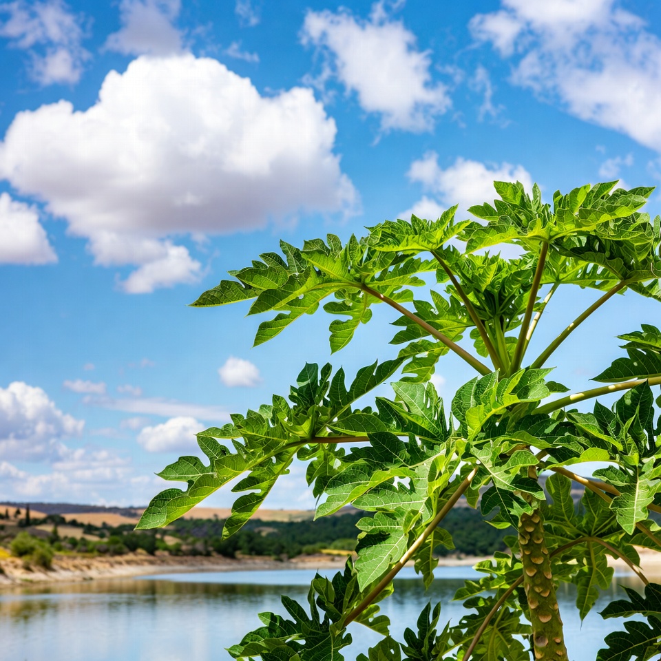 Embrace Papaya Leaves for Youthful Hair!