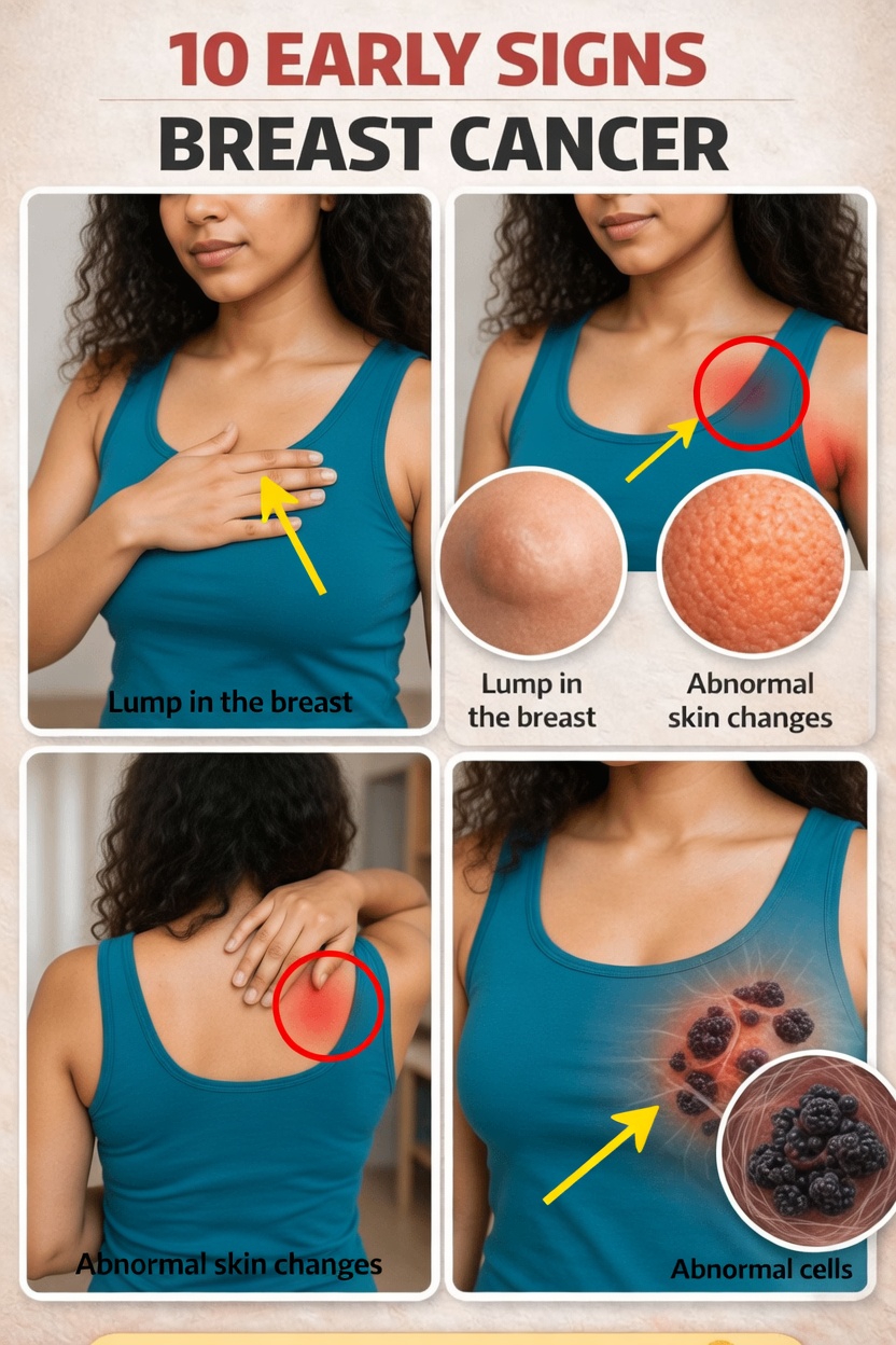 10 Warning Signs of Breast Cancer in Women You Should Never Ignore and Always Check with a Doctor