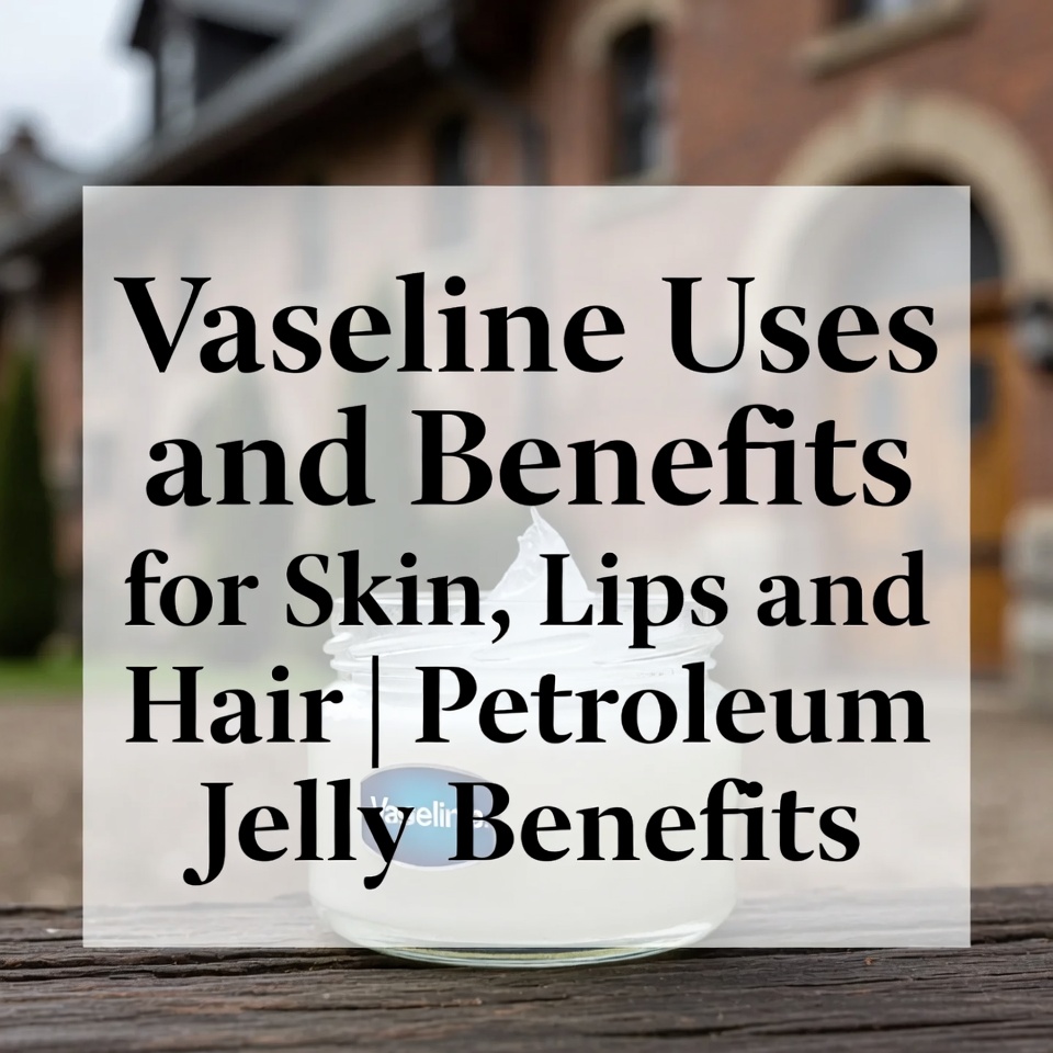 Vaseline Uses and Benefits for Skin, Lips and Hair | Petroleum Jelly Benefits