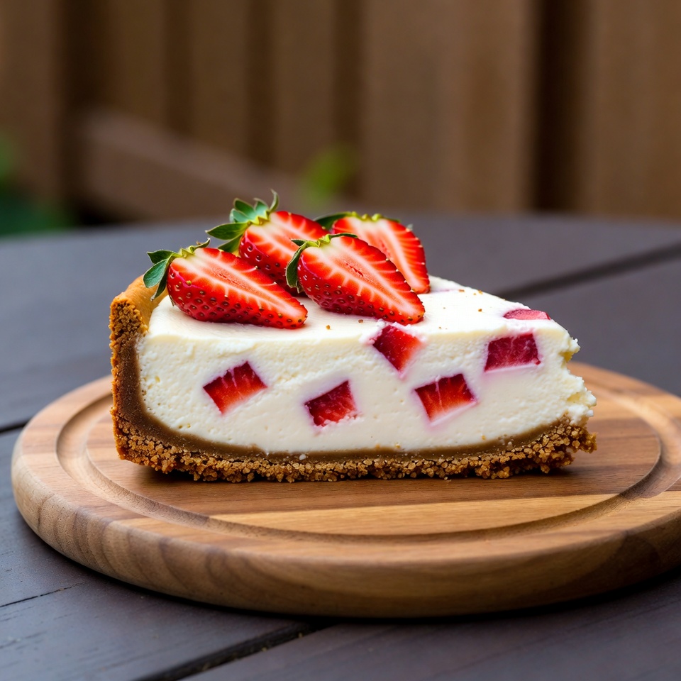 Diabetic No-Bake Sugar Free Strawberry Cheesecake This is DELICIOUS