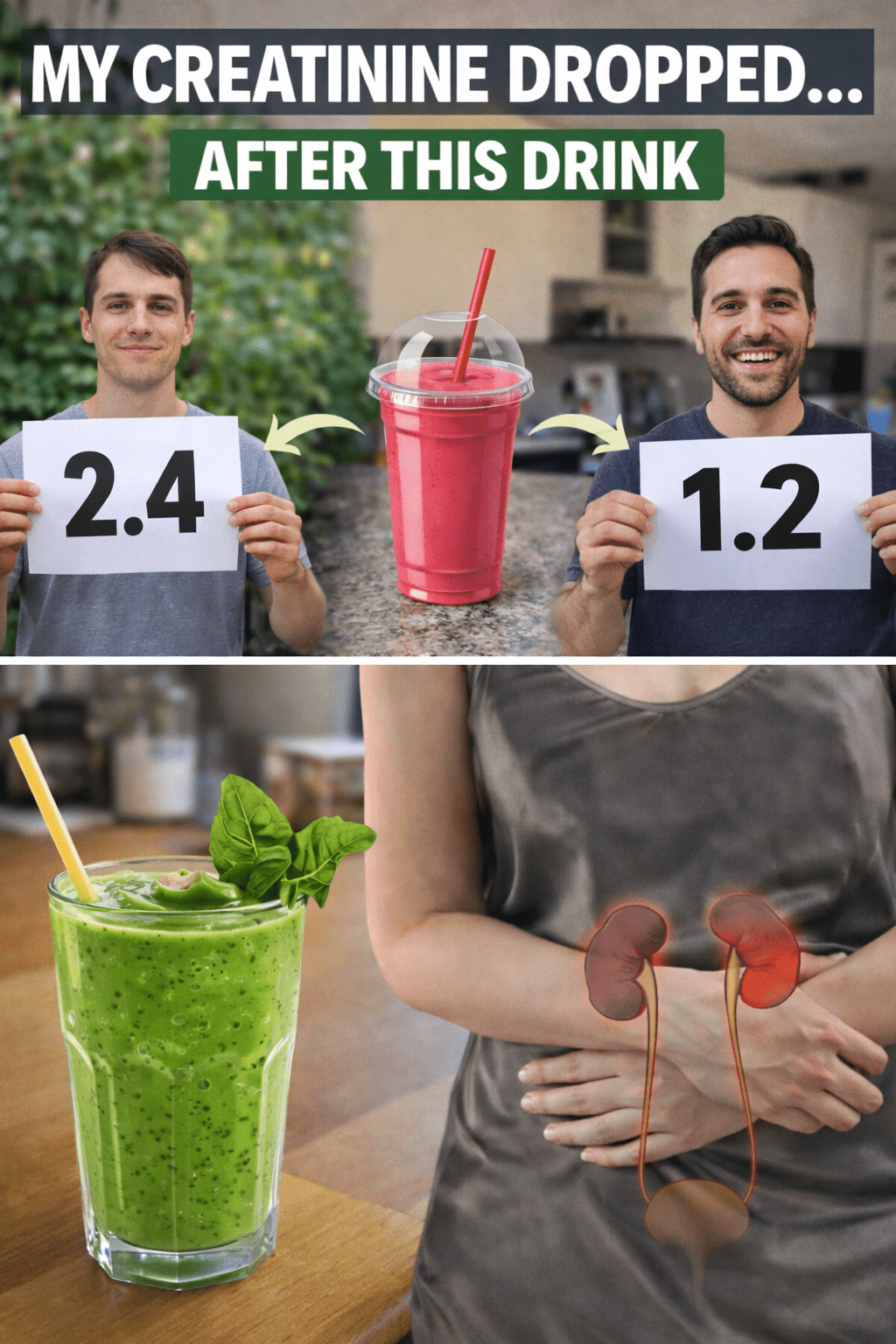 Top 3 Refreshing Morning Drinks to Support Healthy Creatinine Levels and Kidney Function Naturally