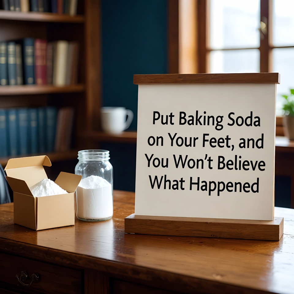 Put Baking Soda on Your Feet, and You Won’t Believe What Happened
