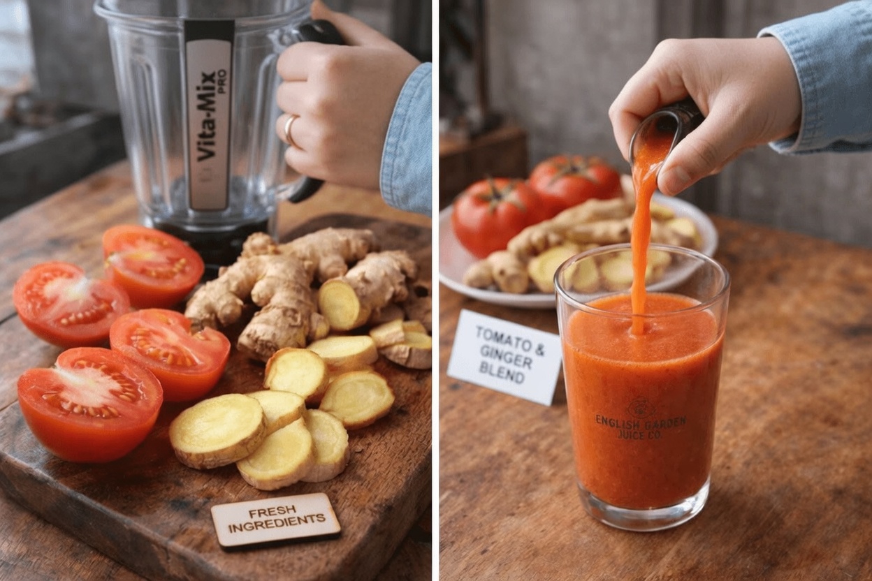 A Simple Ginger and Tomato Drink Routine That Supports Daily Energy and Focus Naturally