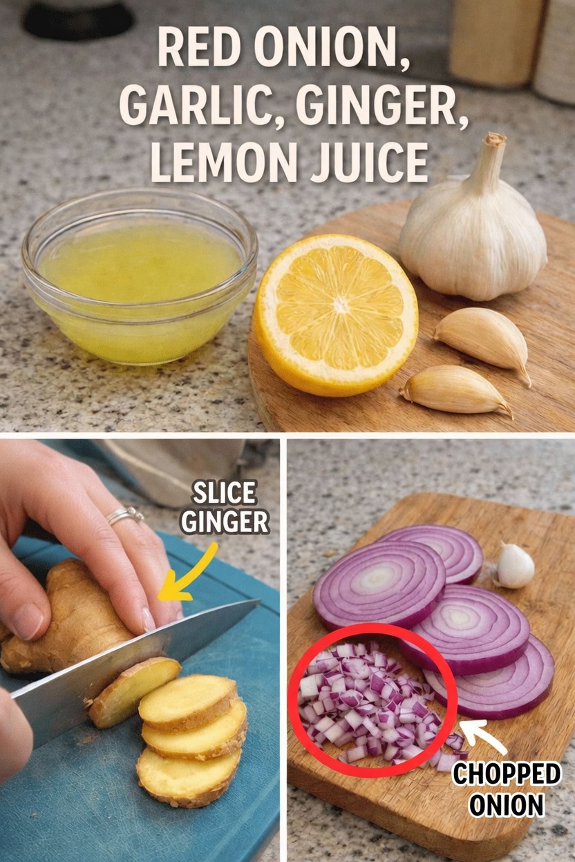Discover the Everyday Power of Red Onion, Garlic, Ginger, and Lemon Juice in Your Kitchen Routine