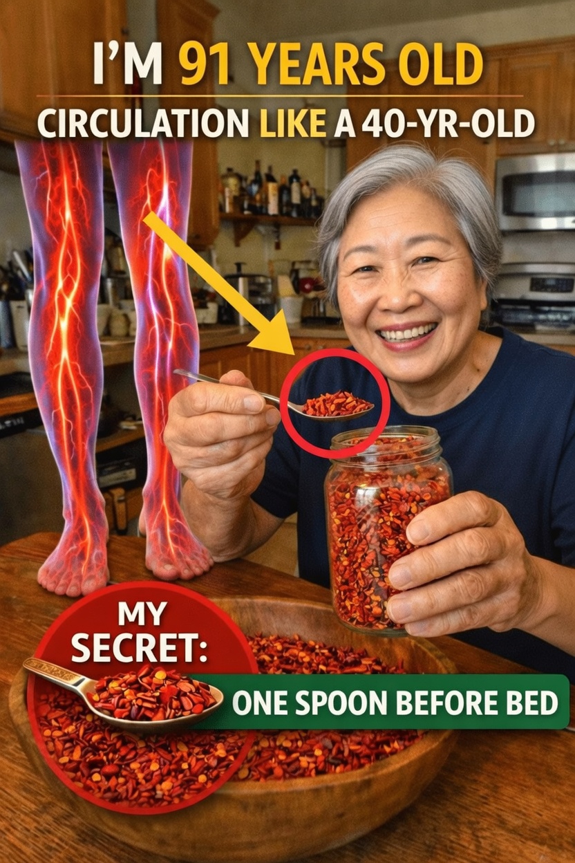 Seniors: What Could Happen If You Add Cayenne Before Bed to Support Leg and Foot Circulation?
