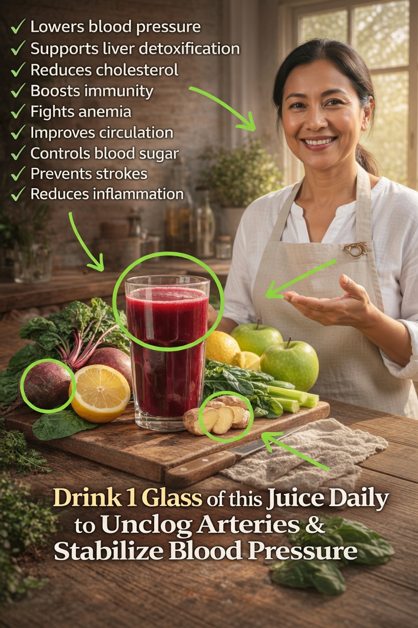 Discover How This Simple Daily Juice Habit May Support Healthy Blood Pressure and Circulation Naturally