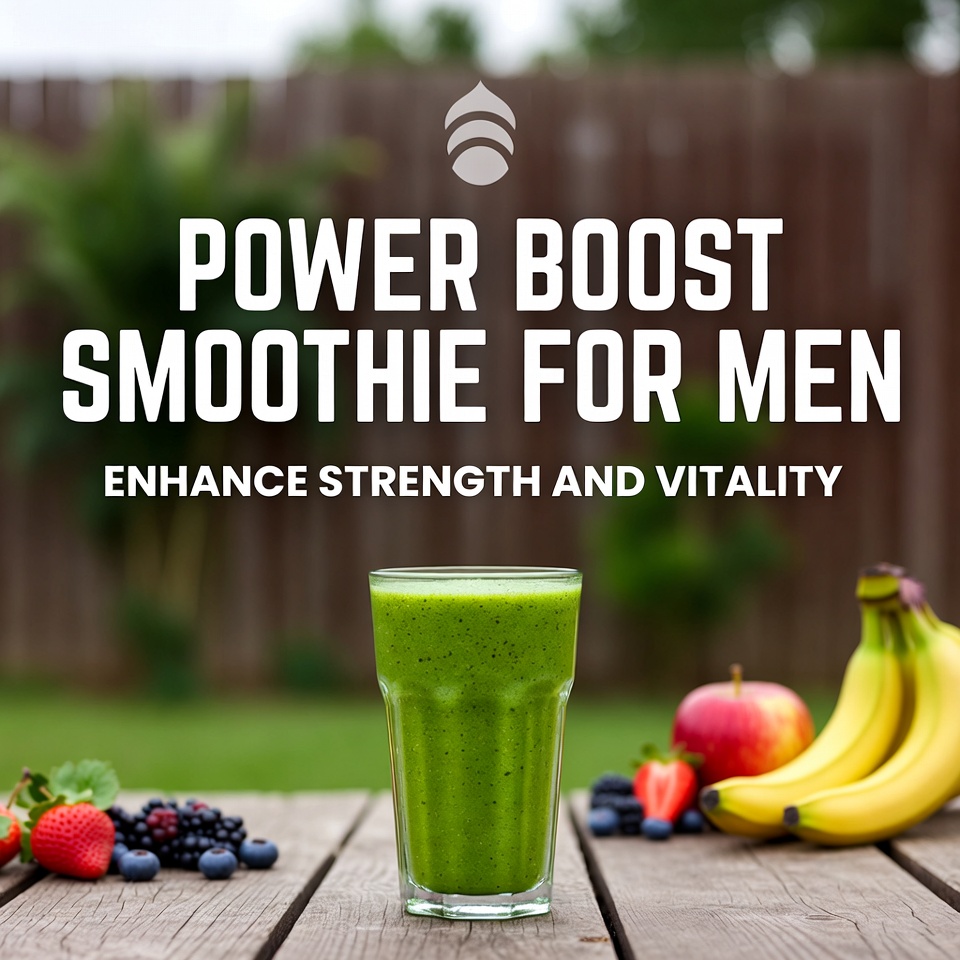 Power Boost Smoothie for Men: Enhance Strength and Vitality