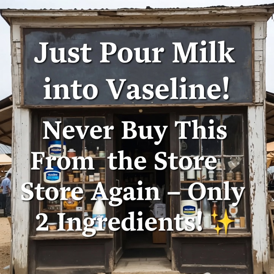 Just Pour Milk into Vaseline! Never Buy This From the Store Again – Only 2 Ingredients! 🥛