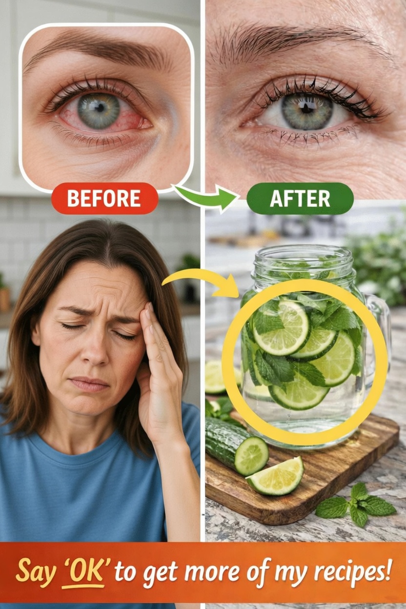 Simple Daily Habit: Refreshing Cucumber Lime Mint Water for Eye Comfort and Hydration