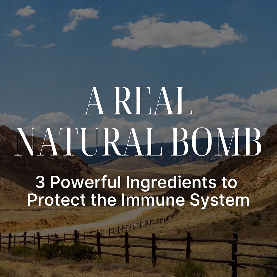 A REAL NATURAL BOMB 3 Powerful Ingredients to Protect the Immune System