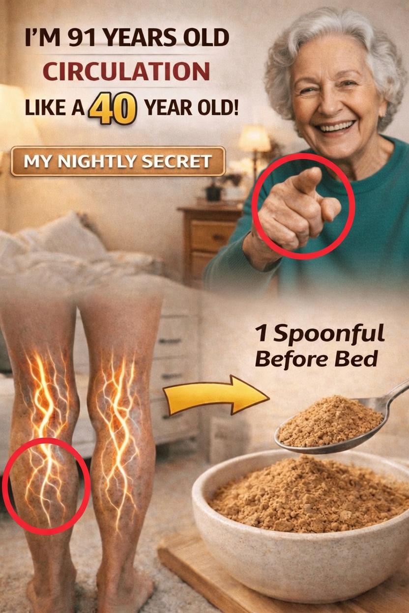 Seniors, Eat THIS Before Bed to Boost Leg Circulation Overnight – Wake Up to Warmer Feet!