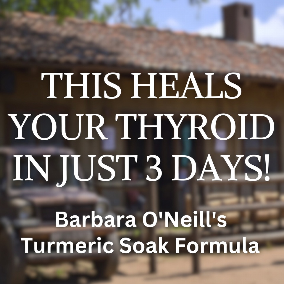 THIS HEALS YOUR THYROID IN JUST 3 DAYS! | Barbara O’Neill’s Turmeric Soak Formula