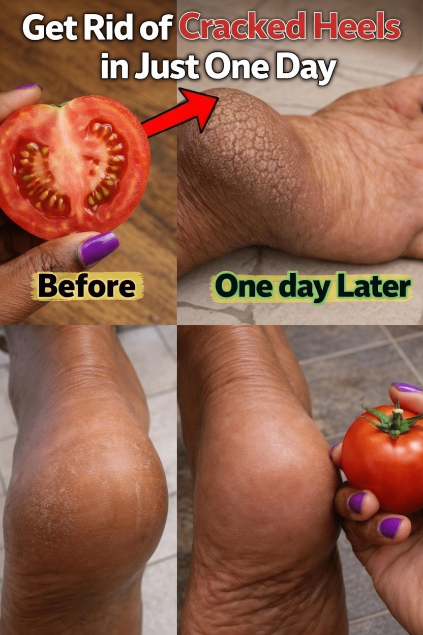 How to Soften and Heal Cracked Heels Naturally with Tomatoes