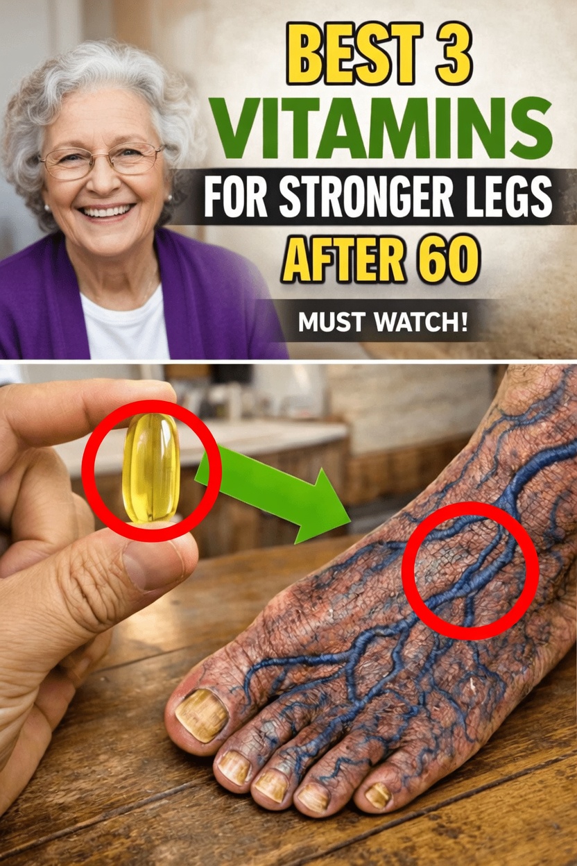 Discover the Three Bedtime Vitamins That May Help Support Leg Health After 60
