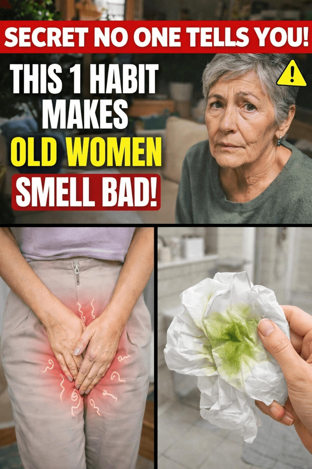 Gynecologists WARN: THIS 1 Hygiene Habit Makes Older Women Smell WORSE!