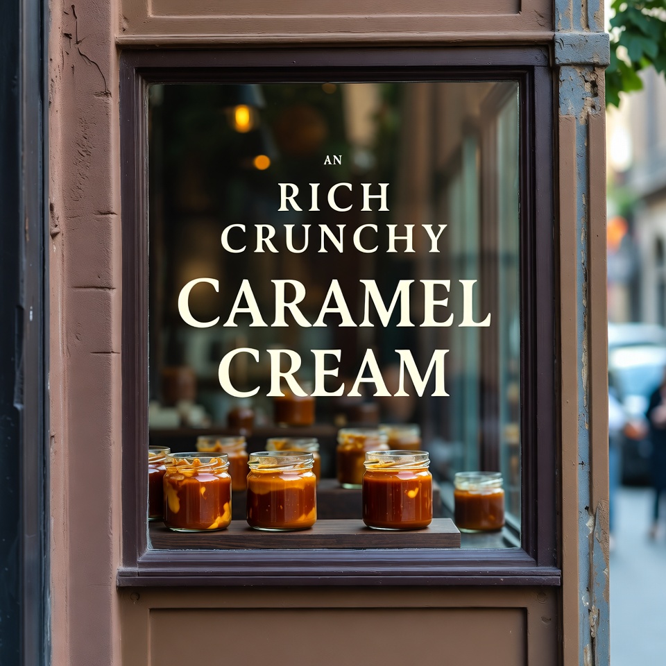 Rich and Crunchy Caramel Cream