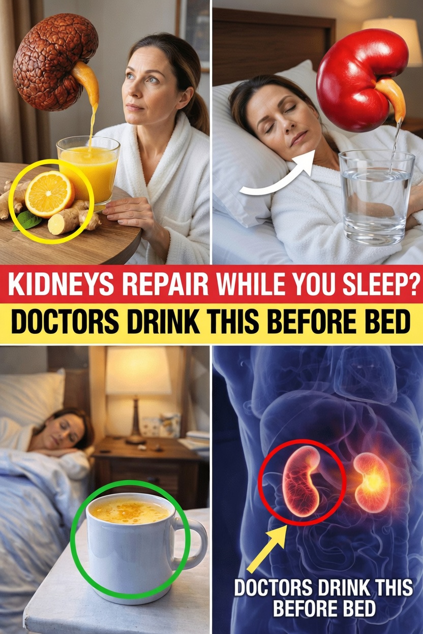 4 Simple Bedtime Drinks That May Support Kidney Health and Hydration Overnight