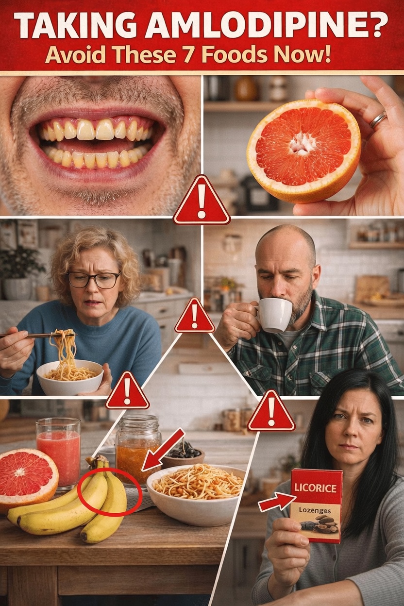 7 Foods to Consider Limiting When Taking Amlodipine