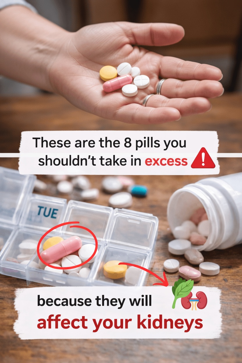 8 Common Medications You Should Avoid Taking in Excess to Protect Your Kidneys