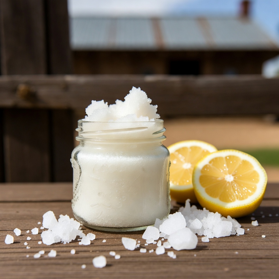 Homemade Scrub for Whitening Dark Knuckles and Soft Hands