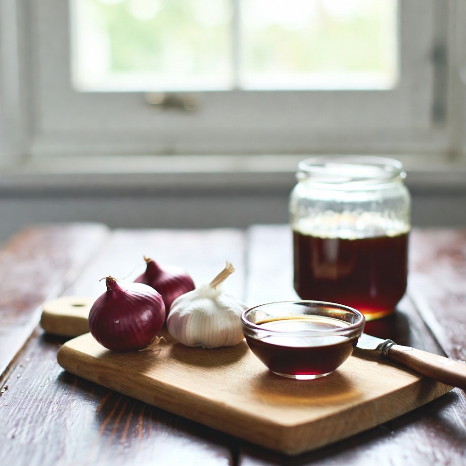 Recipe for Red Onion, Garlic, and Honey to Treat Lungs