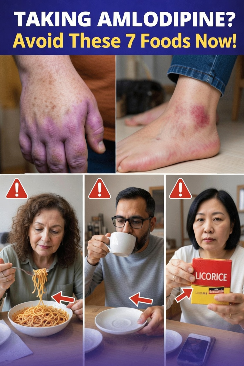 Are You Taking Amlodipine? Discover 7 Foods and Drinks That Could Affect How You Feel